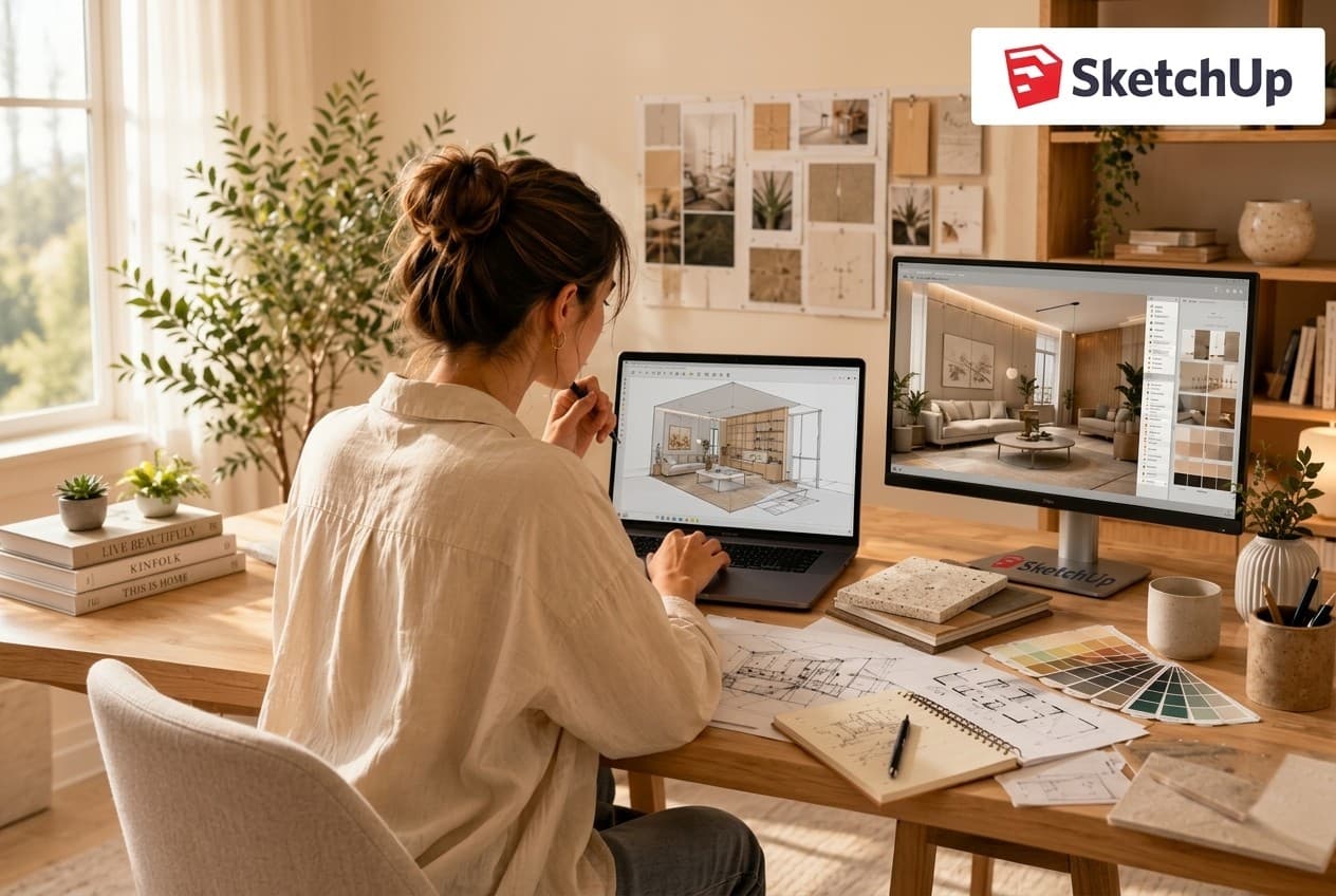 كيف تتعلم SketchUp من الصفر في التصميم ثلاثي الأبعاد؟