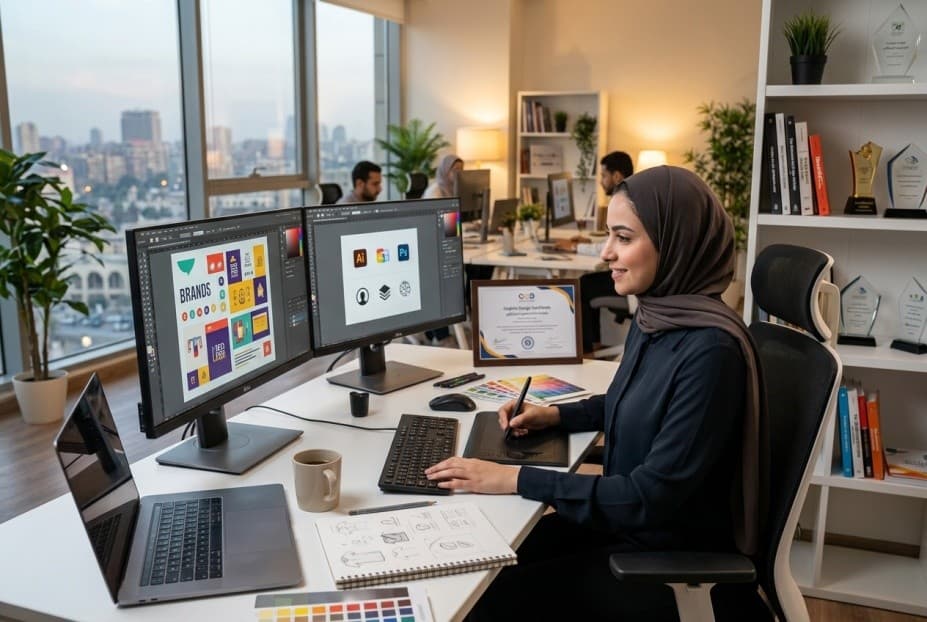 كيف تحصل على شهادة في التصميم الجرافيكي تؤهلك لسوق العمل؟